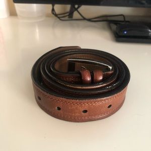 Allen Edmonds Brown Leather Belt